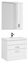 Мебель для ванной Aquanet Рондо 70 белый антик (2 ящика) – картинка