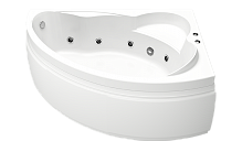 Акриловая ванна с гидромассажем Bas Лагуна 170x110 правая – картинка
